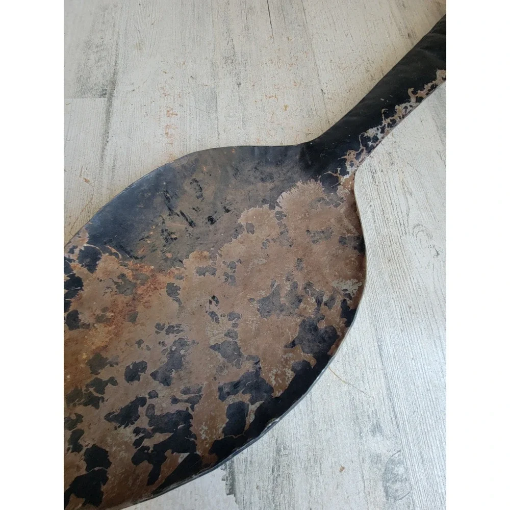 Large primitive metal spoon display unique farm house home decor figure